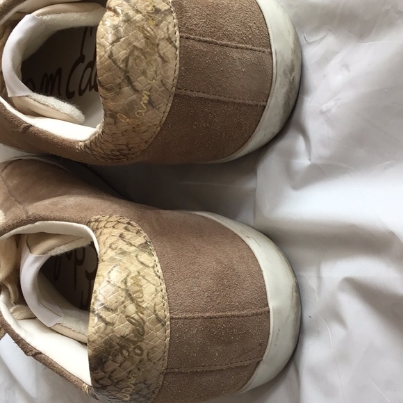 Sam Edelman Brown/Tan Aubrie Sneakers US 7 - Picture 9 of 9